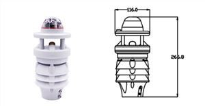 RS485 আউটপুট অপটিক্যাল রেইনফল সেন্সর রেইন গেজ এবং মিটার